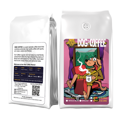 Dog and Coffee, Specialty 100% Catuaí 44 Yellow, Medium Roast, Brazil