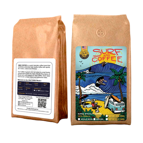 Surf and Coffee, Specialty 100% Catuaí 44 Yellow, Medium Roast, Brazil